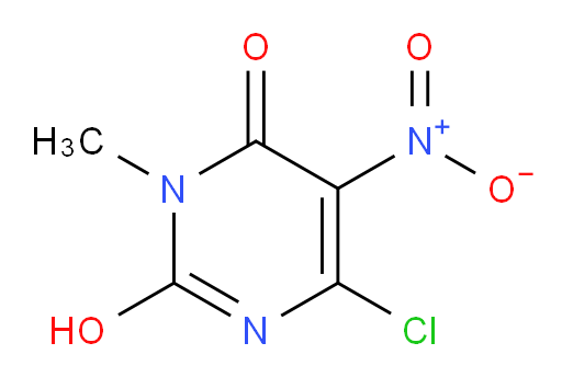6-chloro-2-hydroxy-3-methyl-5-nitro-3,4-dihydropyrimidin-4-one