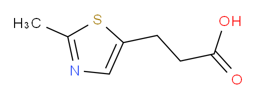 3-(2-methyl-1,3-thiazol-5-yl)propanoic acid