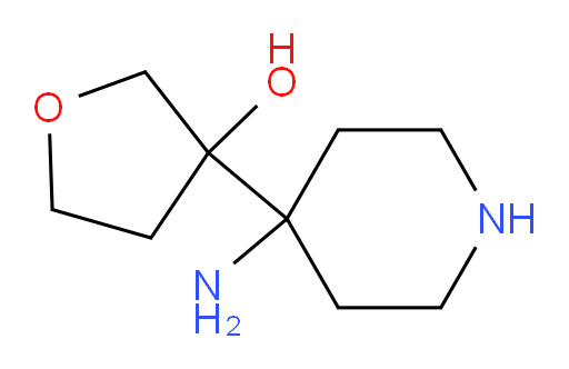 3-(4-aminopiperidin-4-yl)oxolan-3-ol