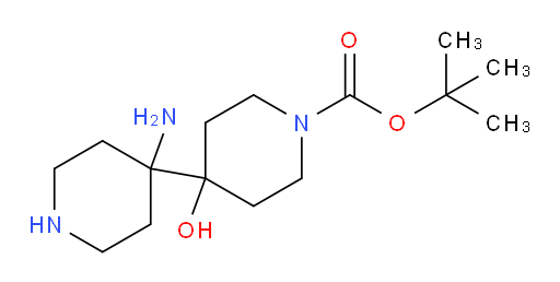 tert-butyl 4-(4-aminopiperidin-4-yl)-4-hydroxypiperidine-1-carboxylate