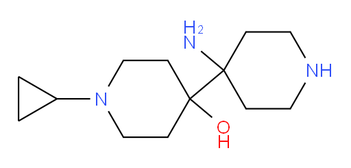 4-(4-aminopiperidin-4-yl)-1-cyclopropylpiperidin-4-ol