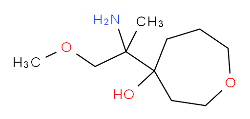 4-(2-amino-1-methoxypropan-2-yl)oxepan-4-ol