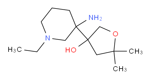 3-(3-amino-1-ethylpiperidin-3-yl)-5,5-dimethyloxolan-3-ol