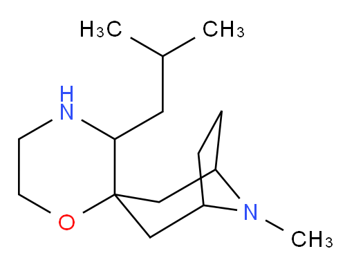 8-methyl-3'-(2-methylpropyl)-8-azaspiro[bicyclo[3.2.1]octane-3,2'-morpholine]