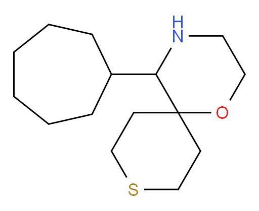 5-cycloheptyl-1-oxa-9-thia-4-azaspiro[5.5]undecane