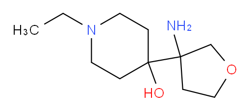 4-(3-aminooxolan-3-yl)-1-ethylpiperidin-4-ol