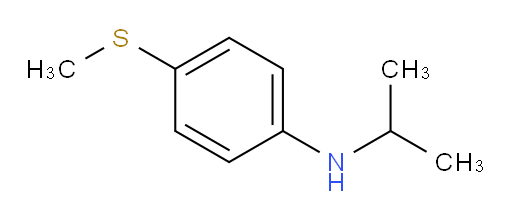 4-(methylsulfanyl)-N-(propan-2-yl)aniline