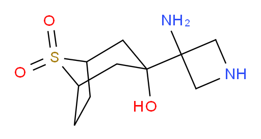 3-(3-aminoazetidin-3-yl)-3-hydroxy-8lambda6-thiabicyclo[3.2.1]octane-8,8-dione