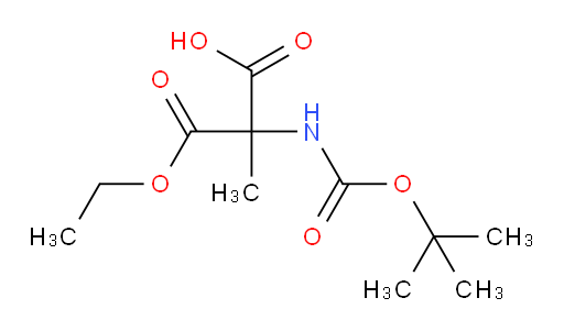 2-{[(tert-butoxy)carbonyl]amino}-3-ethoxy-2-methyl-3-oxopropanoic acid