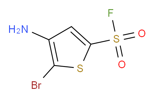 4-amino-5-bromothiophene-2-sulfonyl fluoride