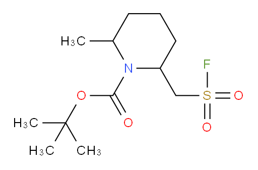 tert-butyl 2-[(fluorosulfonyl)methyl]-6-methylpiperidine-1-carboxylate