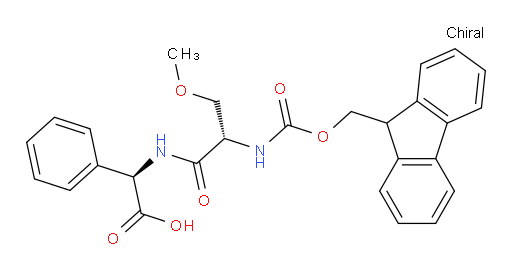 (2R)-2-[(2S)-2-({[(9H-fluoren-9-yl)methoxy]carbonyl}amino)-3-methoxypropanamido]-2-phenylacetic acid
