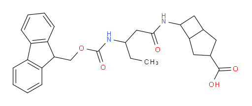 6-[3-({[(9H-fluoren-9-yl)methoxy]carbonyl}amino)pentanamido]bicyclo[3.2.0]heptane-3-carboxylic acid