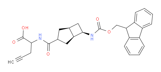 rac-2-{[(1R,5R,6S)-6-({[(9H-fluoren-9-yl)methoxy]carbonyl}amino)bicyclo[3.2.0]heptan-3-yl]formamido}pent-4-ynoic acid