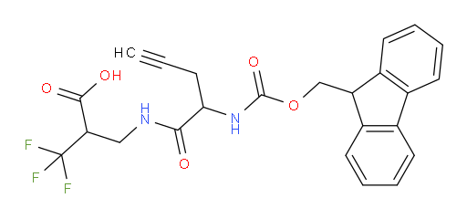 2-{[2-({[(9H-fluoren-9-yl)methoxy]carbonyl}amino)pent-4-ynamido]methyl}-3,3,3-trifluoropropanoic acid