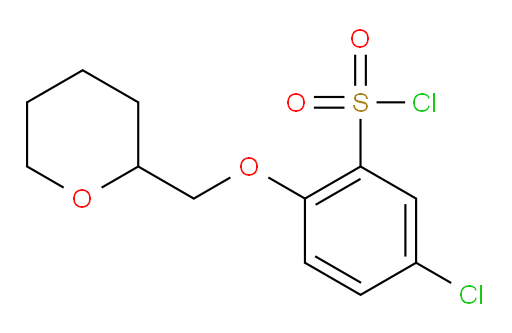 5-chloro-2-[(oxan-2-yl)methoxy]benzene-1-sulfonyl chloride