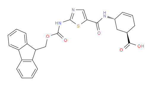 rac-(1R,5S)-5-[2-({[(9H-fluoren-9-yl)methoxy]carbonyl}amino)-1,3-thiazole-5-amido]cyclohex-3-ene-1-carboxylic acid