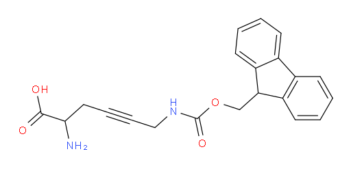 2-amino-6-({[(9H-fluoren-9-yl)methoxy]carbonyl}amino)hex-4-ynoic acid