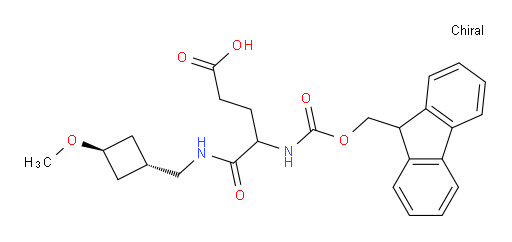 4-({[(9H-fluoren-9-yl)methoxy]carbonyl}amino)-4-({[(1r,3r)-3-methoxycyclobutyl]methyl}carbamoyl)butanoic acid