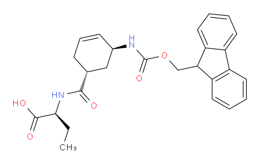 (2S)-2-{[(1RS,5SR)-5-({[(9H-fluoren-9-yl)methoxy]carbonyl}amino)cyclohex-3-en-1-yl]formamido}butanoic acid