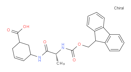 5-[(2R)-2-({[(9H-fluoren-9-yl)methoxy]carbonyl}amino)propanamido]cyclohex-3-ene-1-carboxylic acid