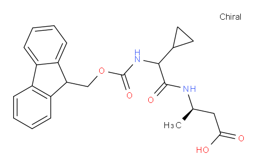 (3R)-3-[2-cyclopropyl-2-({[(9H-fluoren-9-yl)methoxy]carbonyl}amino)acetamido]butanoic acid