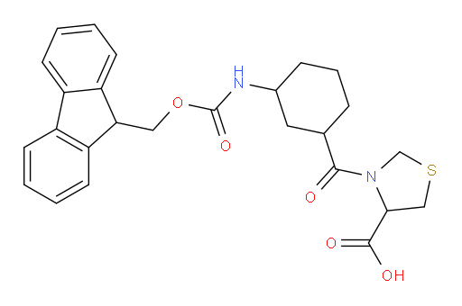 3-[3-({[(9H-fluoren-9-yl)methoxy]carbonyl}amino)cyclohexanecarbonyl]-1,3-thiazolidine-4-carboxylic acid