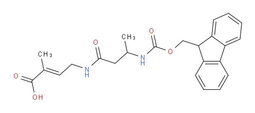 4-[3-({[(9H-fluoren-9-yl)methoxy]carbonyl}amino)butanamido]-2-methylbut-2-enoic acid