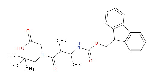 2-[N-(2,2-dimethylpropyl)-3-({[(9H-fluoren-9-yl)methoxy]carbonyl}amino)-2-methylbutanamido]acetic acid