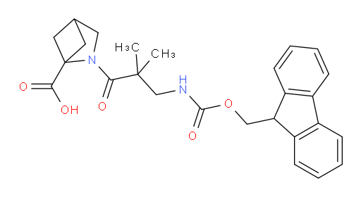 2-[3-({[(9H-fluoren-9-yl)methoxy]carbonyl}amino)-2,2-dimethylpropanoyl]-2-azabicyclo[2.1.1]hexane-1-carboxylic acid