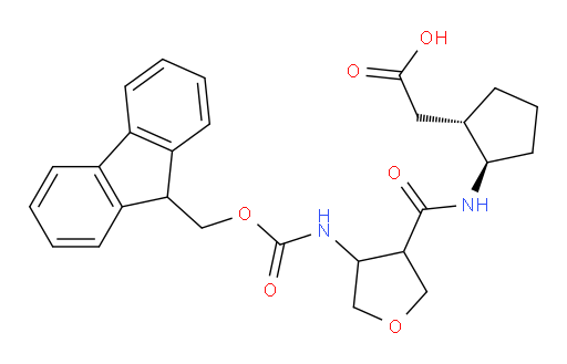 rac-2-[(1R,2S)-2-[4-({[(9H-fluoren-9-yl)methoxy]carbonyl}amino)oxolane-3-amido]cyclopentyl]acetic acid