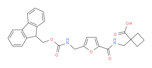 1-[({5-[({[(9H-fluoren-9-yl)methoxy]carbonyl}amino)methyl]furan-2-yl}formamido)methyl]cyclobutane-1-carboxylic acid