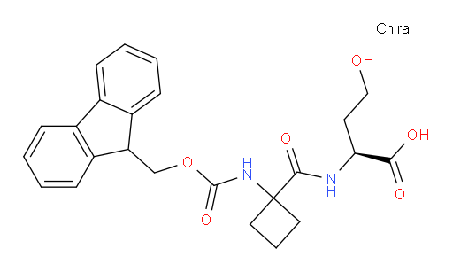 (2S)-2-{[1-({[(9H-fluoren-9-yl)methoxy]carbonyl}amino)cyclobutyl]formamido}-4-hydroxybutanoic acid