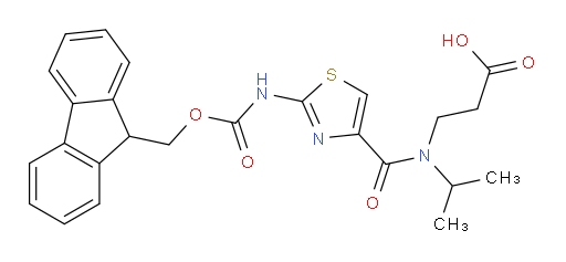 3-{1-[2-({[(9H-fluoren-9-yl)methoxy]carbonyl}amino)-1,3-thiazol-4-yl]-N-(propan-2-yl)formamido}propanoic acid