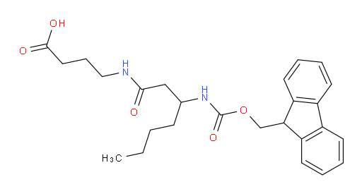 4-[3-({[(9H-fluoren-9-yl)methoxy]carbonyl}amino)heptanamido]butanoic acid