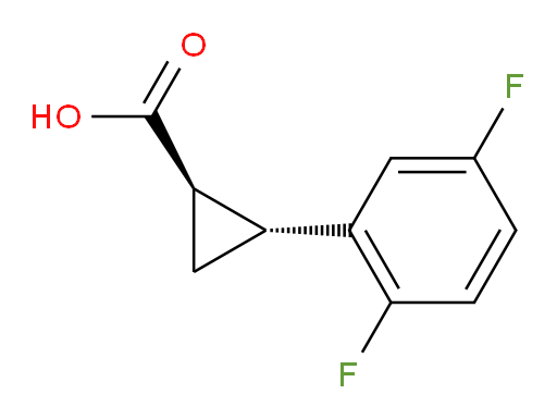 rac-(1R,2R)-2-(2,5-difluorophenyl)cyclopropane-1-carboxylic acid