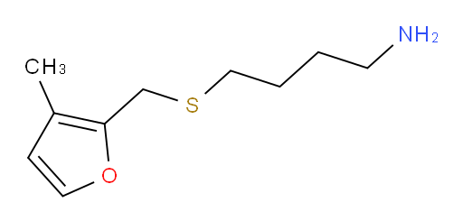 4-{[(3-methylfuran-2-yl)methyl]sulfanyl}butan-1-amine
