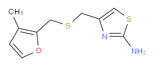 4-({[(3-methylfuran-2-yl)methyl]sulfanyl}methyl)-1,3-thiazol-2-amine