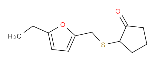 2-{[(5-ethylfuran-2-yl)methyl]sulfanyl}cyclopentan-1-one