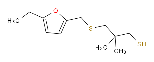 3-{[(5-ethylfuran-2-yl)methyl]sulfanyl}-2,2-dimethylpropane-1-thiol