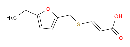 3-{[(5-ethylfuran-2-yl)methyl]sulfanyl}prop-2-enoic acid