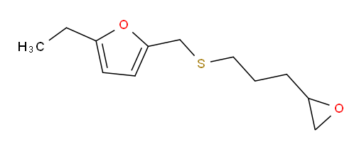 2-ethyl-5-({[3-(oxiran-2-yl)propyl]sulfanyl}methyl)furan