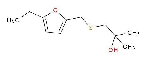 1-{[(5-ethylfuran-2-yl)methyl]sulfanyl}-2-methylpropan-2-ol