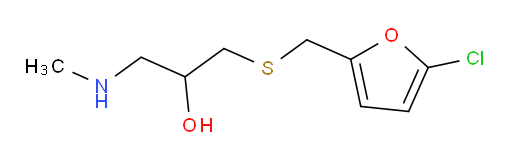 (3-{[(5-chlorofuran-2-yl)methyl]sulfanyl}-2-hydroxypropyl)(methyl)amine