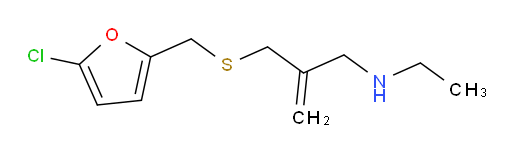 [2-({[(5-chlorofuran-2-yl)methyl]sulfanyl}methyl)prop-2-en-1-yl](ethyl)amine