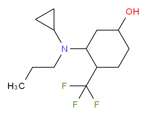 3-[cyclopropyl(propyl)amino]-4-(trifluoromethyl)cyclohexan-1-ol