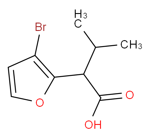 2-(3-bromofuran-2-yl)-3-methylbutanoic acid