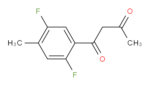 1-(2,5-difluoro-4-methylphenyl)butane-1,3-dione