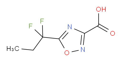 5-(1,1-difluoropropyl)-1,2,4-oxadiazole-3-carboxylic acid