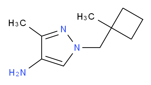 3-methyl-1-[(1-methylcyclobutyl)methyl]-1H-pyrazol-4-amine